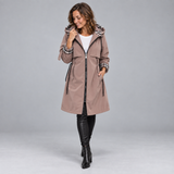 Dominika – Hooded Zip Coat