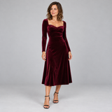 Aria – Long-Sleeve Midi Dress