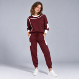 Natalia – Contrast Trim Loungewear Co-ord Set